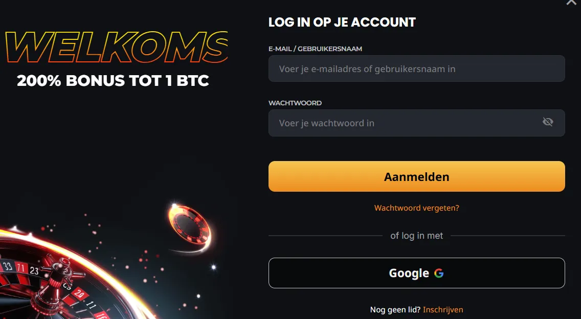 Registratie Instant Casino – snelle aanmelding en bonus bij eerste storting